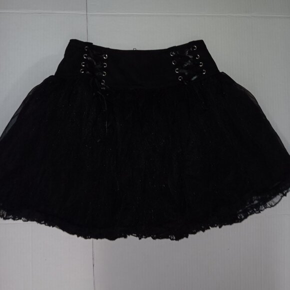 U & ME FOR MILLENNIUM GOTH LACE LAYERED SKIRT - Picture 8 of 15